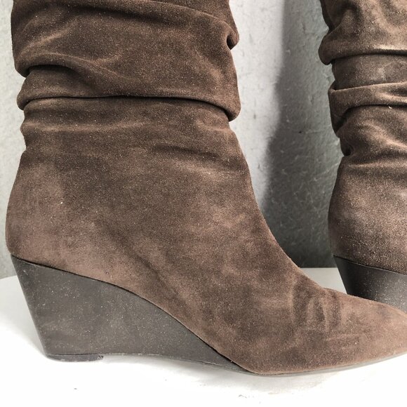 Alex Marie Boots Womens 8.5M Brown Suede Slouchy Boho Western Dana204 Chocolate - Picture 3 of 16